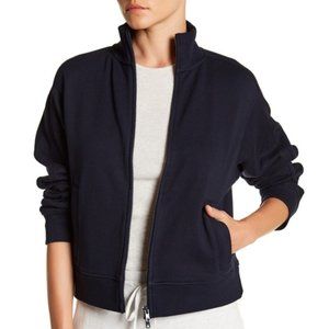 Vince. Navy Zip-Up Track Jacket Sz S